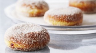 Raspberry Jelly Doughnuts